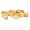 Huiying Diy 12mm Beautiful Yin Yang Gossip Craved Wood Double Flared Ear Flesh Plug Tunnel Body Piercing Jewelry Jewelry