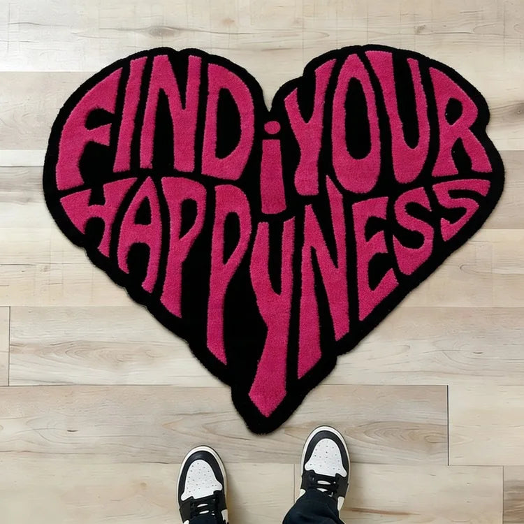 Custom Letter Ling Room Rug Handmade Special Size Design Logo Custom Rug Carpet Heart Rug