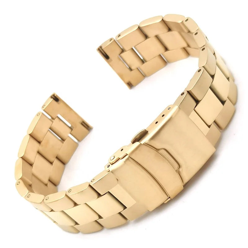 LAIHE Men's Premium Stainless Steel Watchband Strap New Arrival 20mm 22mm 304 Wholesale Watch Bands