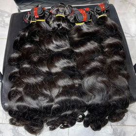 3 Bundles 18 Inch 15 a No Tangle No Shedding Double Drawn Raw Virgin Human Hair Bundle Cambodian Virgin Cuticle Aligned Hair