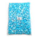 Colorful AB Color Loose Pearls Bead Gems Half Round Flat Back ABS Plastic Pearl Bead for Craft DIY Phone Nail Art