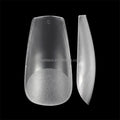 Gelly Nail Tips Bend Etch Medium Coffin False Artificial Fingernail Full Coverage Tips Natural Box Gel Finger French 240pcs Box