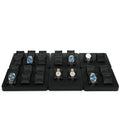 Jinsky Leather L-Base Watch Display Stand Holder Elegant Jewelry Container for Watch Display