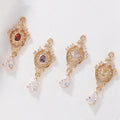 Hot Selling Gold Plated Flower Necklace PendantDIY Jewelry Gifts for Girlfriend Wife Mom Women