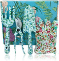 FGS07A 3pcs Hand Type Pruning Scissor Shear ShovelFork Floral Printed Garden Tool Set