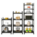 Multi-functional Micro-Wave Oven Rack Storage Shelf Floor-Mounted Multi-layer for Kitchen Living Room for Household Storage