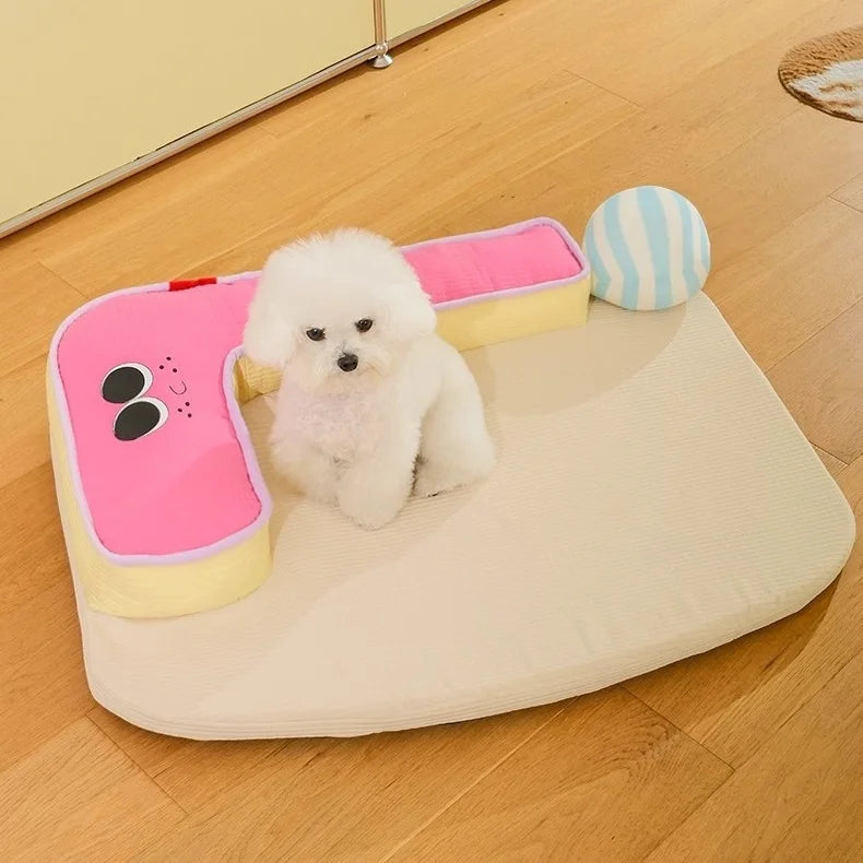 USMILEPET Own Brand Viscose Fiber Pet Products Bed Comfortable Breathable Pet Nest Mat for Dogs and Cats Sleep in Summer