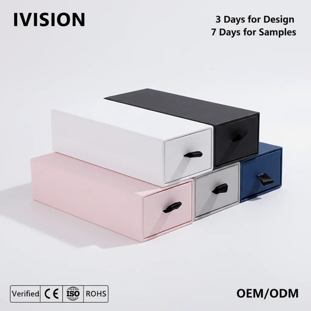 Factory Cheap Custom Logo Hard Glasses Sunglasses Case Wholesale Gift Drawer Sunglasses Packaging Box Glasses Case