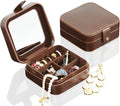 2026 New Durability Materials Luxury PU Leather Portable Jewelry Case Custom Logo Premium Jewellery Boxes for Women