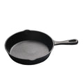 Custom Round Thicken Cast Iron Frying Pan Skillet with Wood Base