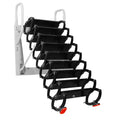 Wall Mounted Modern Attic Ladder Aluminum Telescopic Foldable Indoor Household Ladder with 300kg Load Capacity