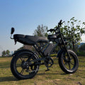X80 Ultra Fatbike 20*4" 2 Seat Electric Mountain Bike Rear Hub Motor 48V 18.2AH Ebike V20Pro