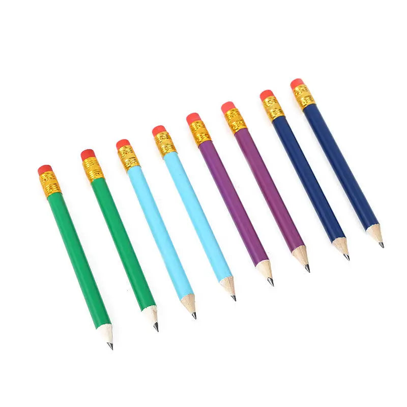 Customized Wood Colorful Golf Pencil with Eraser Unique Golf Products