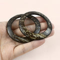 Meetee CN206 30mm DIY Accessories Wood O Ring Buckles Natural Coat Belt Buttons for Bags & Garments Sustainable Features