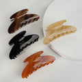 ZiTeng Vintage Acetic Acid Clip Hair Accessories Large Shark Clip Advanced Hair Clip Back Hair Style