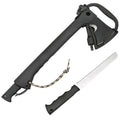 NZS001NA Camping Multitool Axe Black Coating Blade Multipurpose Tools Axe Includes Whistles Flint Camping Axes With Saw Outdoor