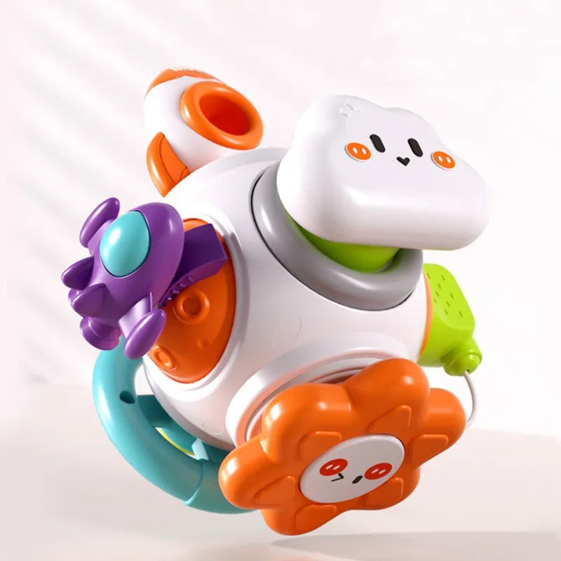 6-in-1 Montessori Toys Toddler Busy BoardBusy Cube Baby Toys for 1 Year OldCar Fidget Toys Sensory Toys for Babies