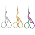 Vintage Multi-Purpose Stork Shape Embroidery Scissors Smooth Stainless Steel Thread Cutter Household DIY Metal Tailor