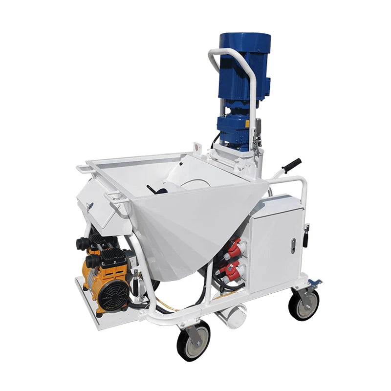 Factory Price UCARRY M6 Fully Automatic Mortar Gypsum Spray Plastering Machine with Engine & Motor