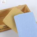 Eco-friendly Natural Linen Cotton Fabric Woven Technics Plain Dyed Cloth Roll Ready Goods for Garments Shirts and Dresses