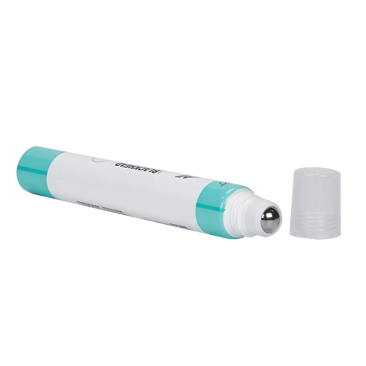 Hot Sale 20ML Plastic Eye Cream Tube Applicator Cosmetic Bottle with Stainless Roller Ball
