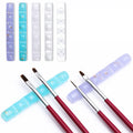 5 Separate Acrylic Nail Salon Tool Pen Storage Holder 5 Grid Nail Brush Display Holder Kits