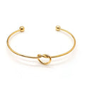 BSCI AUDIT Factory Stainless Steel Forever Love Knot Infinity Cuff Bracelet Fashionable Accessory