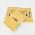 Manufacturer Custom A5 Size Hardcover Classmate Spiral Notebook 300 Pages Meeting Print Book