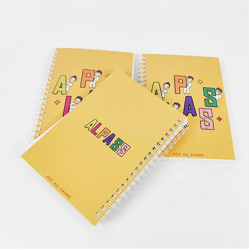 Manufacturer Custom A5 Size Hardcover Classmate Spiral Notebook 300 Pages Meeting Print Book