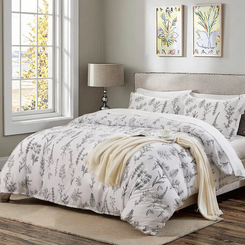 Queen Size Comforter Bedding Sets Pillow case 4 Pcs Bedding Set with Fluffy Duvet Comforter Sets Bedding Luxury