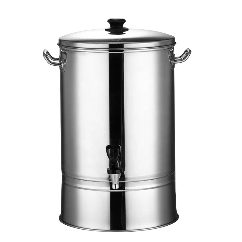 Mini Water Barrel with Faucet for Water Milk Tea CoffeeStainless Steel Beverage Dispenser for Home and Restaurant and Cafeteria