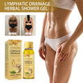 30ML Lymphatic Drainage Herbal Shower Gel Organic Body Wash 30 Ml Ginger Lymphatic cleansing Shower Gel