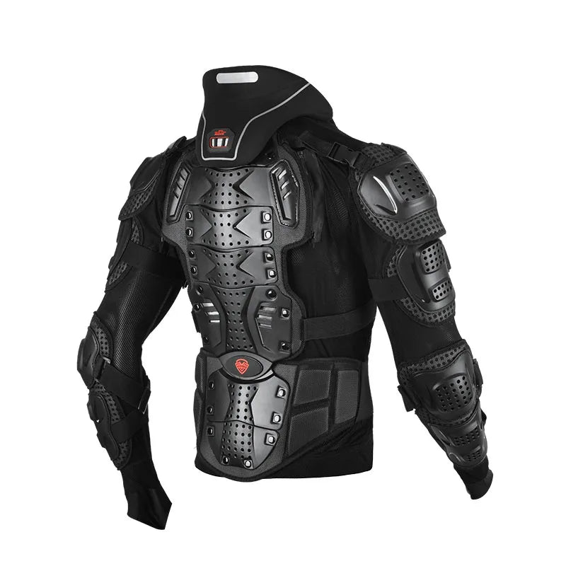SULAITE Back Protector Ce2 Jacket Armored Leather Motorcycle Chest Armor