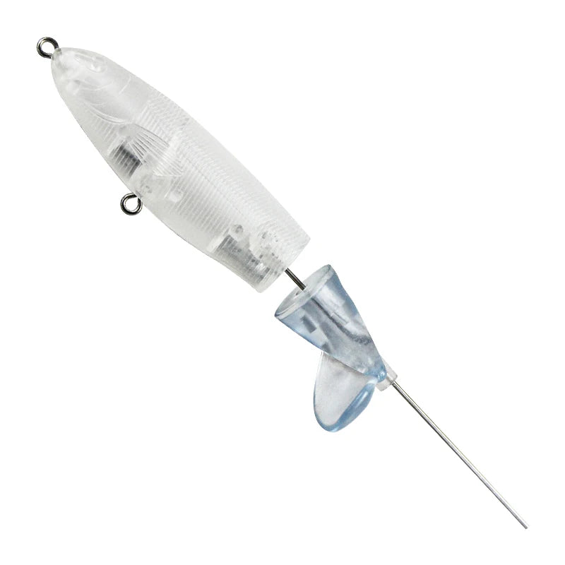 Unpainted Fishing Lure Blank Pencil Bait 10.5g 14g 31.5g Soft Tail Hard Baits Rotated Plopper Blanks Unpainted Topwater Bait