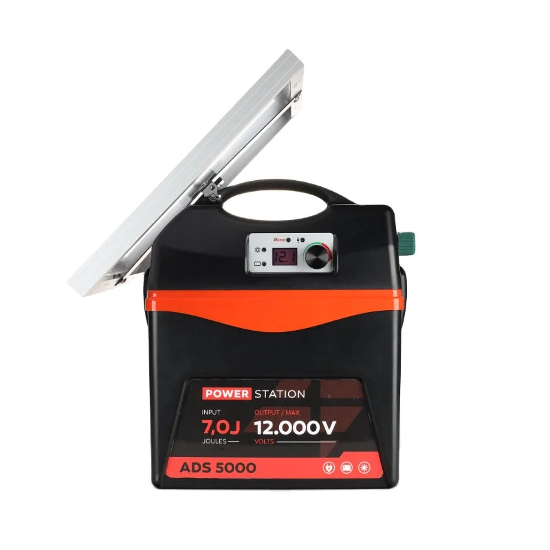 Electric Fence Energizer Portable Solar Power Electric Fence Energizer for Farm