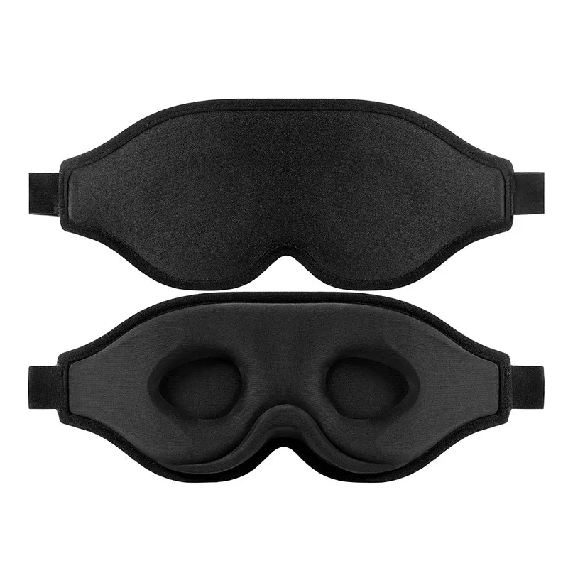 3D Contoured Cup Sleeping Mask & Blindfold Concave Molded Soft Comfort Eye Sleep Eye Mask