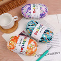 Cheap T-shirt Yarn 100g Polyester Colorful Color Soft Thread for Crochet Bag Spaghetti t Shirt Yarn