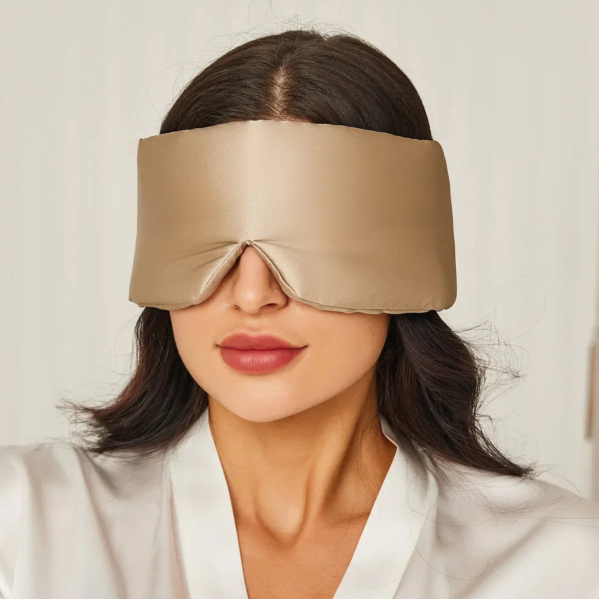 16 19 22mm Custom Wholesale 100 Silk Eye Sleep Mask Oversize for Sleeping