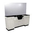 Factory Wholesale Barbershop Saloon Mirror Station Barber Mirror Station with Sink