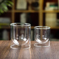 Custom Luxury 8OZ 10OZ 12OZ Double Wall Round Glass Candle Jar Wholesale with Cork Lid and Box Packaging