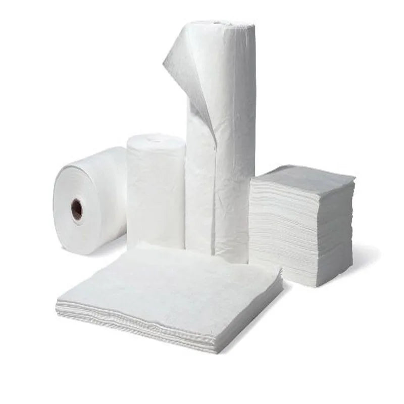Oilspillpro OOA-M0200 40cmx50cmx2mm Sorbent Oil Felt Absorbent Pad Environmental Product for Oil Spill Absorption