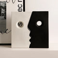 Creative Ceramic Vase Modern Simple Face Vase Ornament Living Room TV Cabinet Dining Table Ceramic Vase