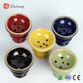 Yiwu Futeng Factory Wholesale Colored Glass Ceramics Smoking Parts Bowl Accessories Glass Hookah Shisha