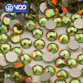 VDD 352 Magma-Peridot SS6-SS30 Glass Rhinestones Crystal Flat Back Glitter Strass Stones Diamond DIY Crafts Nail Art Accessories
