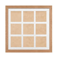Australia Hot Sales Elegant Victorian Ash Natural Oak Square Collage Wood Photo Frame