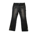 DENIMGUYS Custom Flared Jeans Men High Street Acid Washed Retro Baggy Bellbottom Jeans