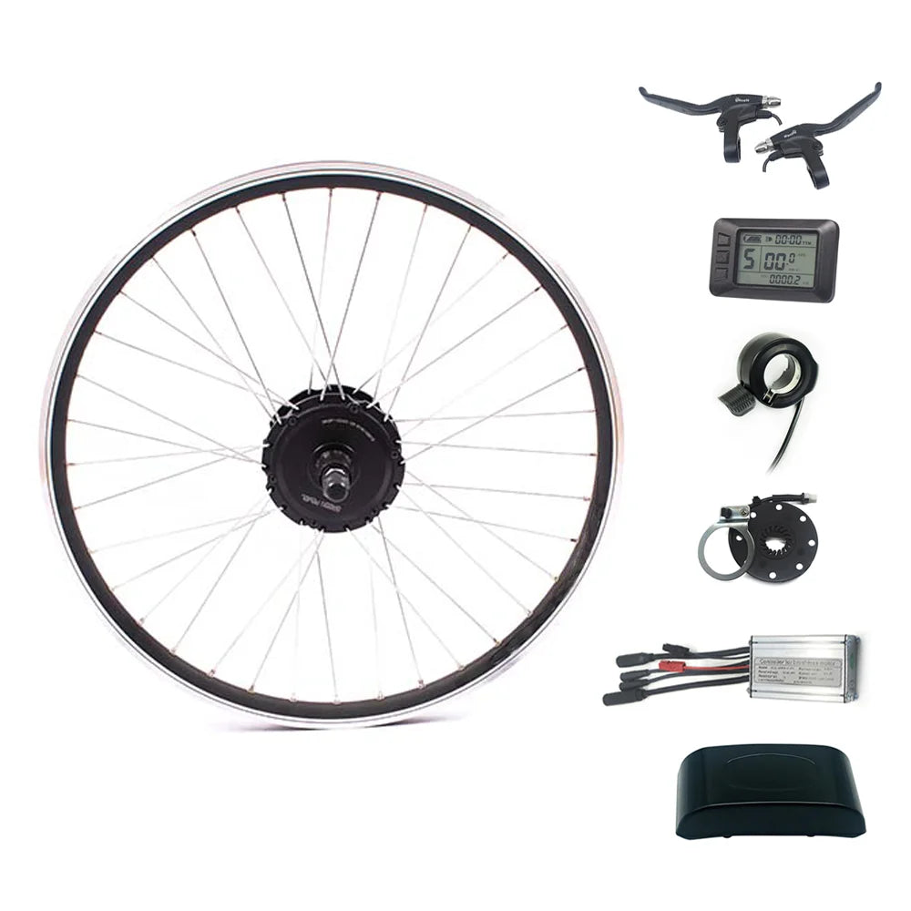 Greenpedel E Bike 20 Inch Rear Cassette Kit Wheel 36v 250w Geared Hub Motor Electric Bicycle Conversion Kit China