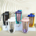 New Product Ideas 2023 Bubble Tea Shaker BPA Free 580ml Portable Plastic Protein Shaker Bottle Cup Gym