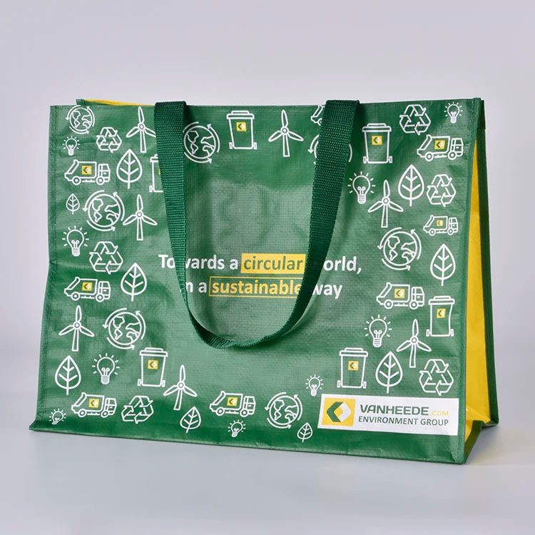 Custom Color Printed Shopping Tote Bag Promotional Laminated Non-woven Bag