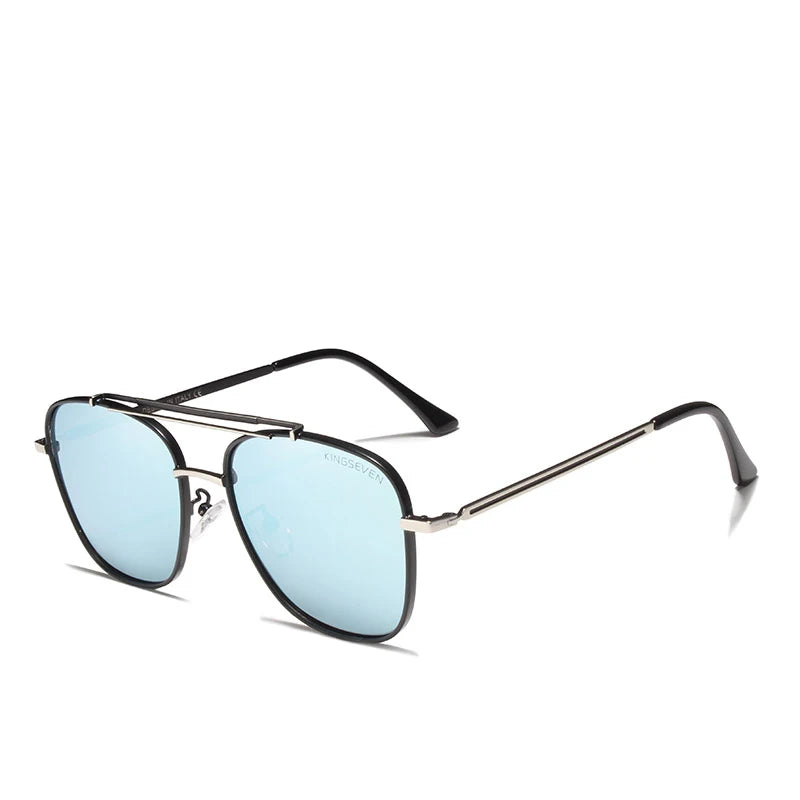For KINGSEVEN Original Polarized Square Style Sun Glasses UV400 Eyewear for Men Women Fashionable 7388 Shades Driving Daily Use
